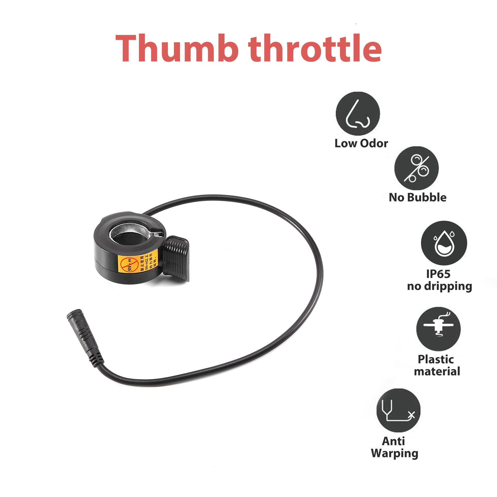 AB31-Thumb Throttle For Bafang - Mid Drive Conversion Kit 1000W review and price
