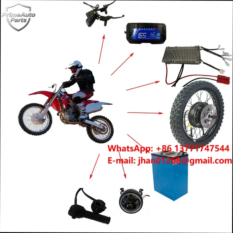 New Electric Conversion Kit 72 - 12000W Electric Motorcycle Hub Motor review and price