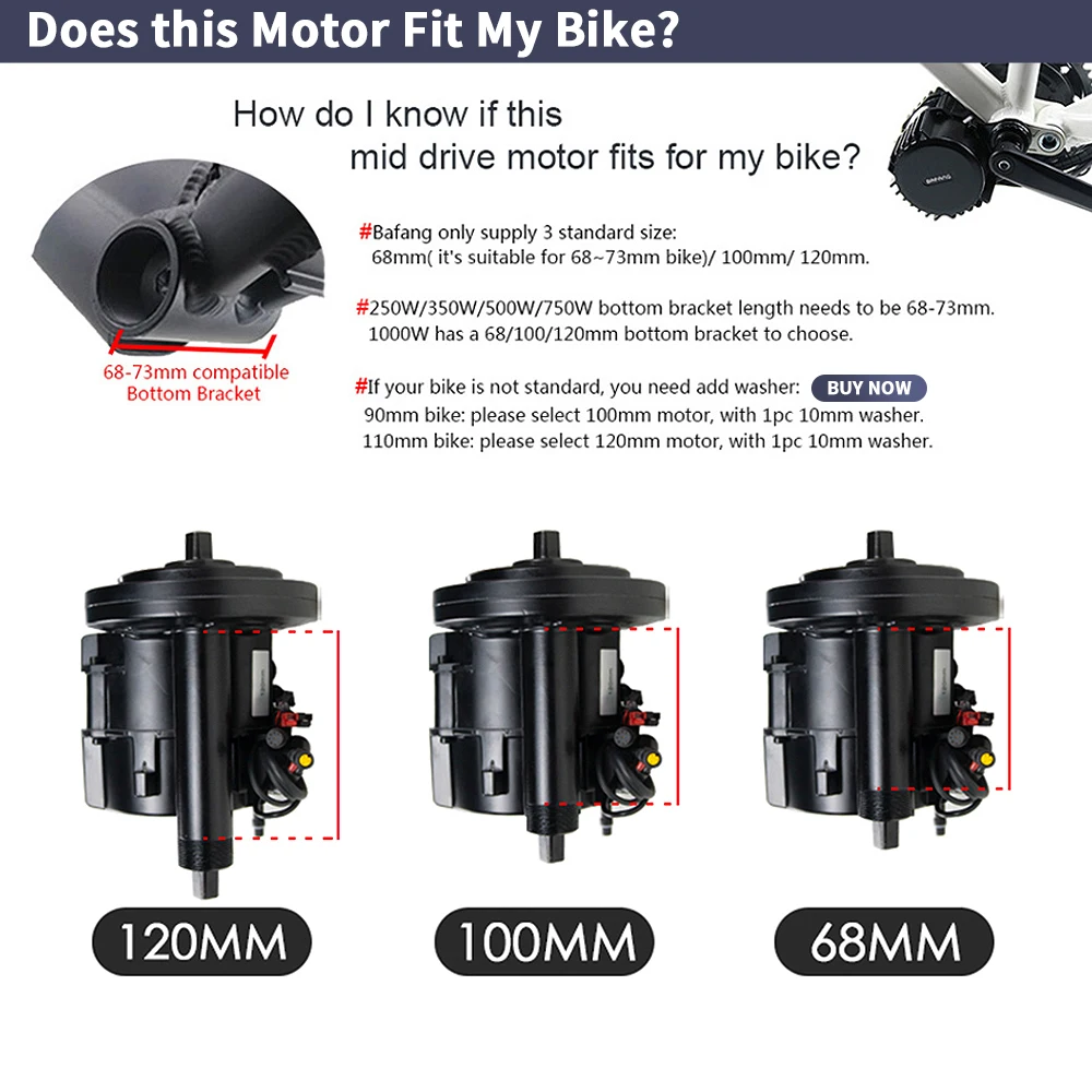 Bafang BBSHD 1000W 52V 48V 68m - Side Hung Mid Drive Motor Kit review and price